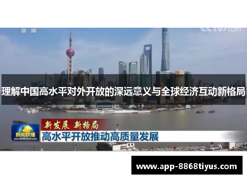 理解中国高水平对外开放的深远意义与全球经济互动新格局